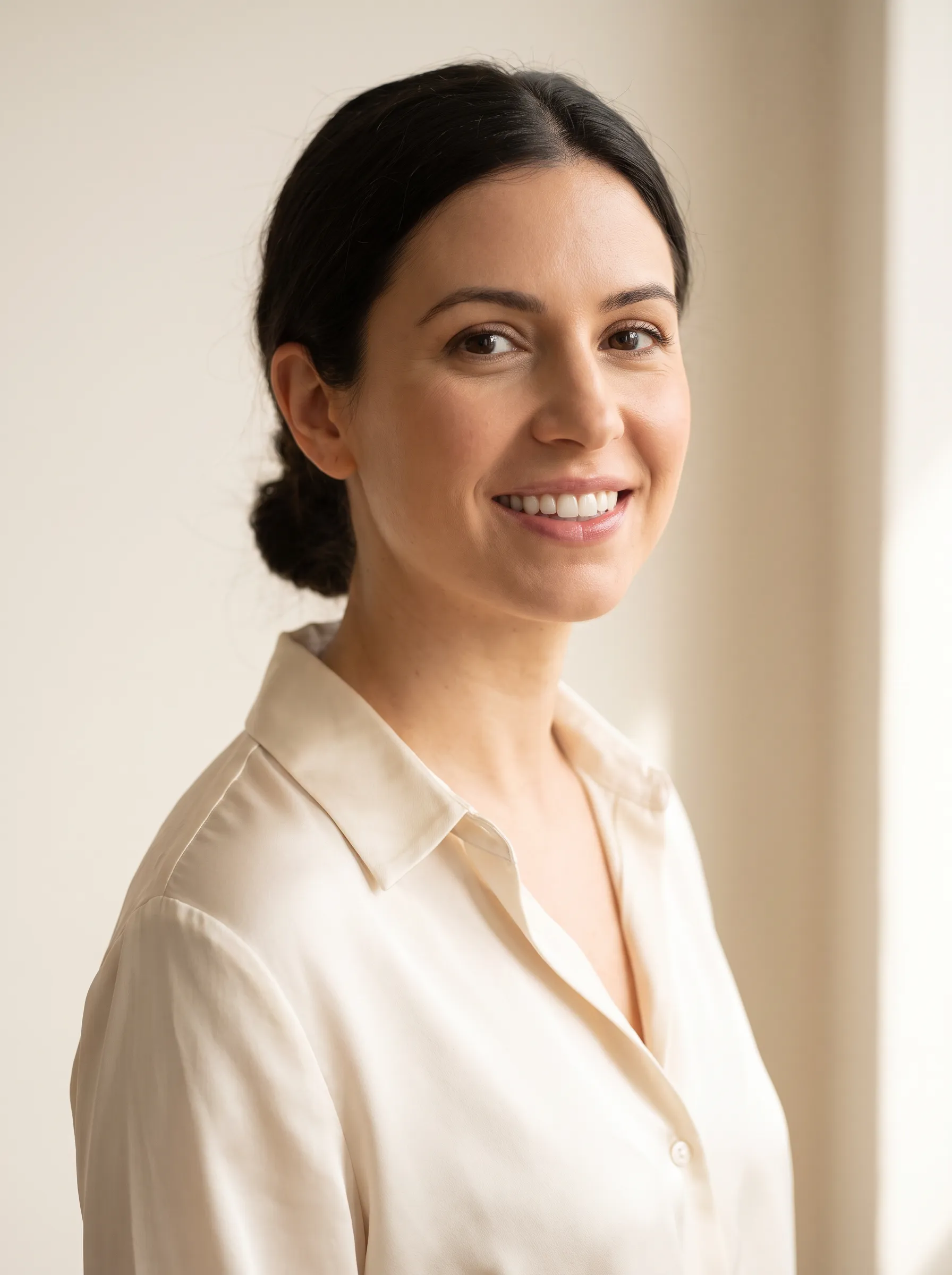 Lina — Betriebsleiterin DACH-Region, Lumezza · KI-generiert